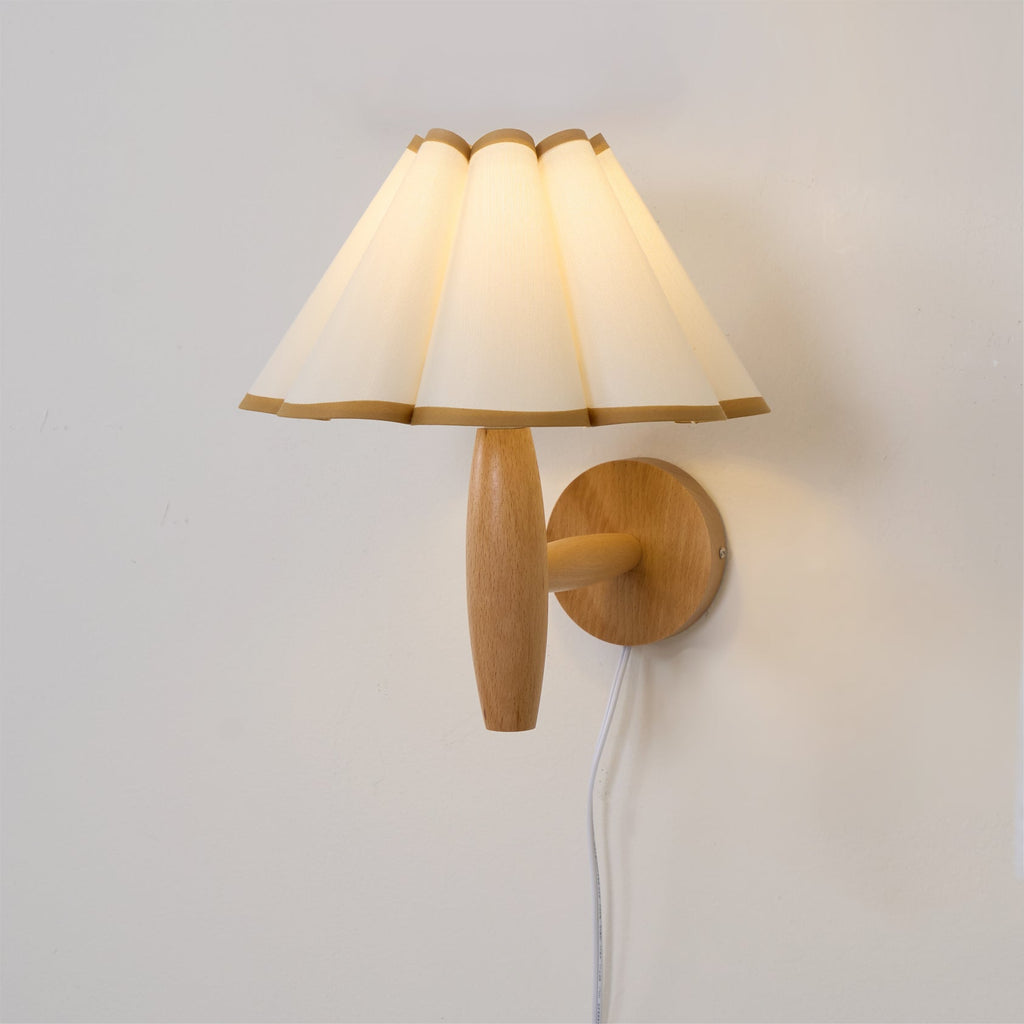 Lumo Fluted Plug-In Wall Lamp