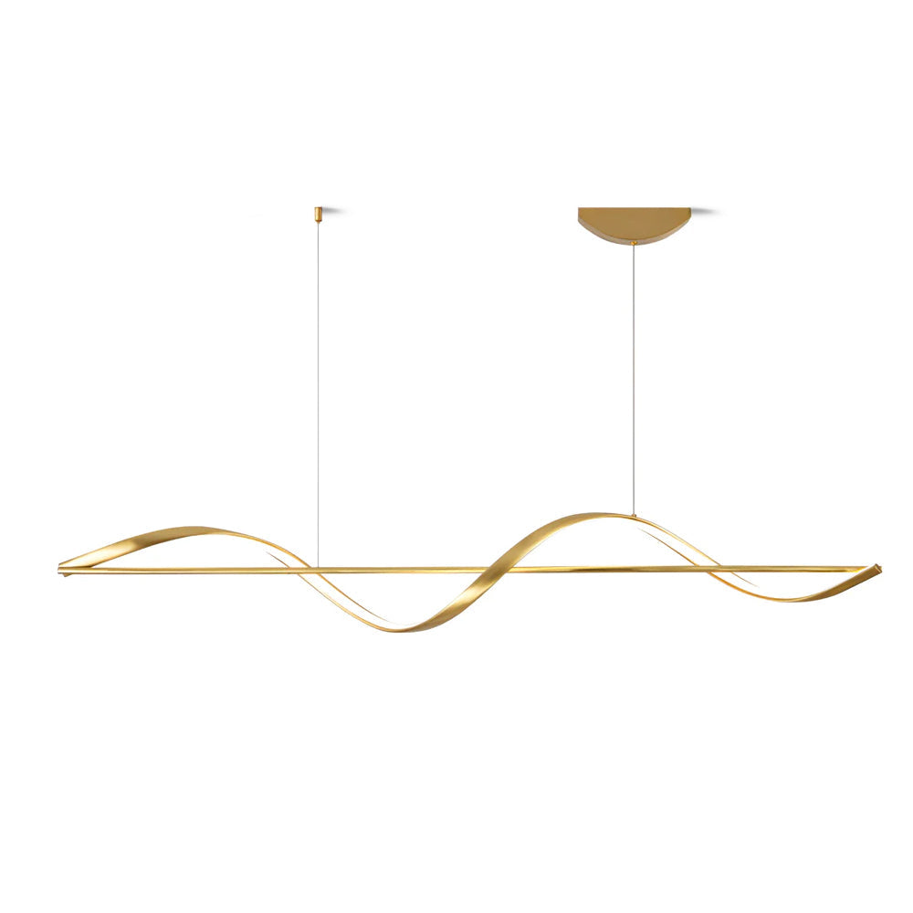 Solenne Wave Linear Pendant Light