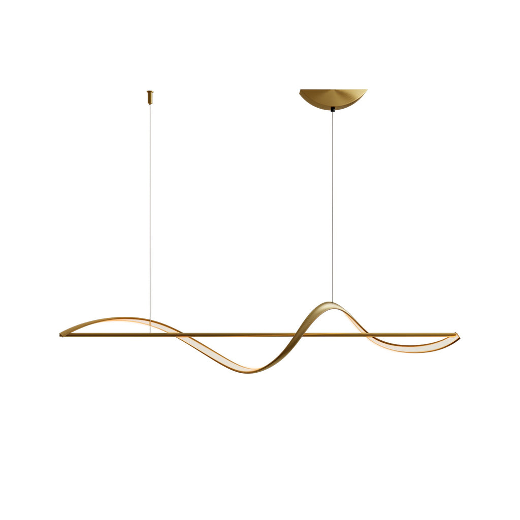 Solenne Wave Linear Pendant Light