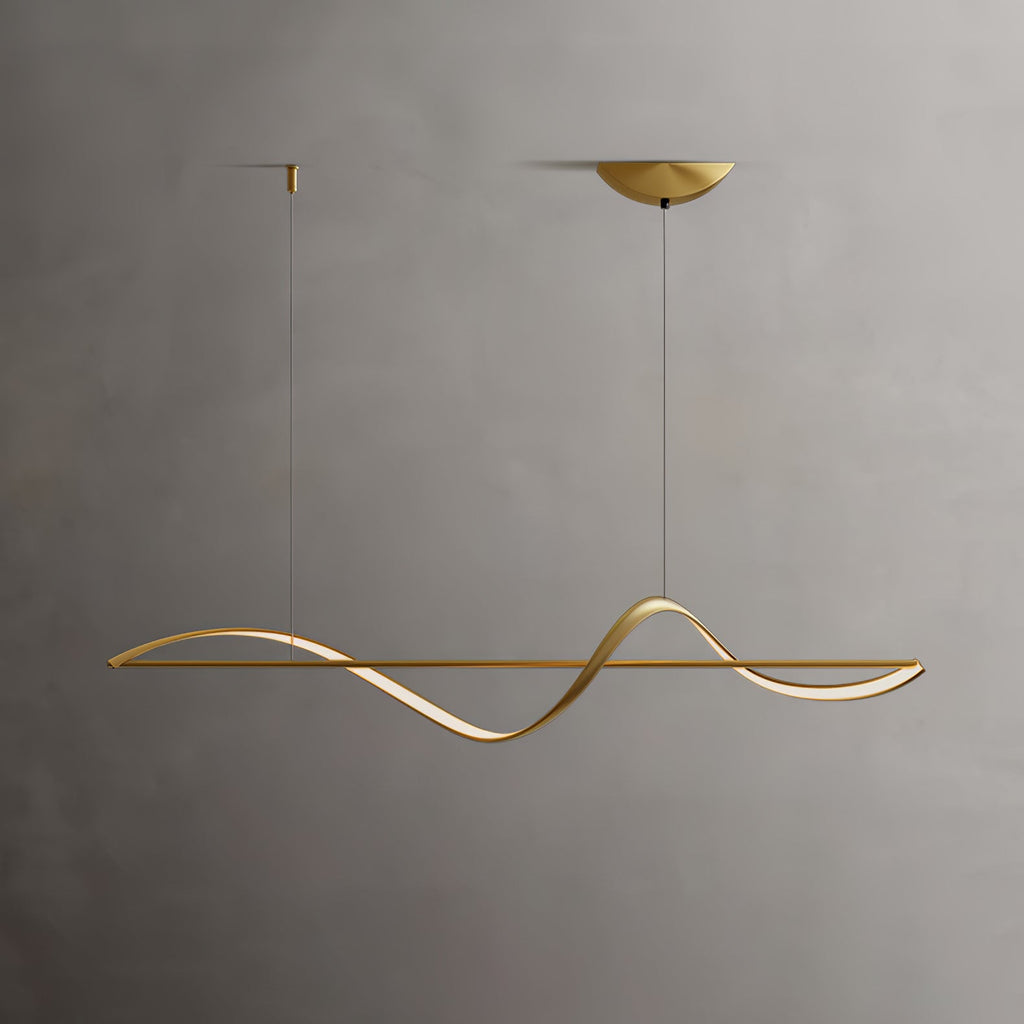 Solenne Wave Linear Pendant Light