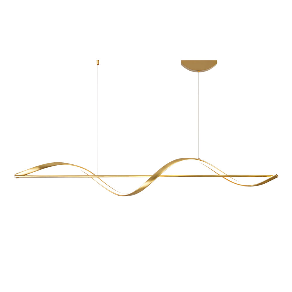 Solenne Wave Linear Pendant Light