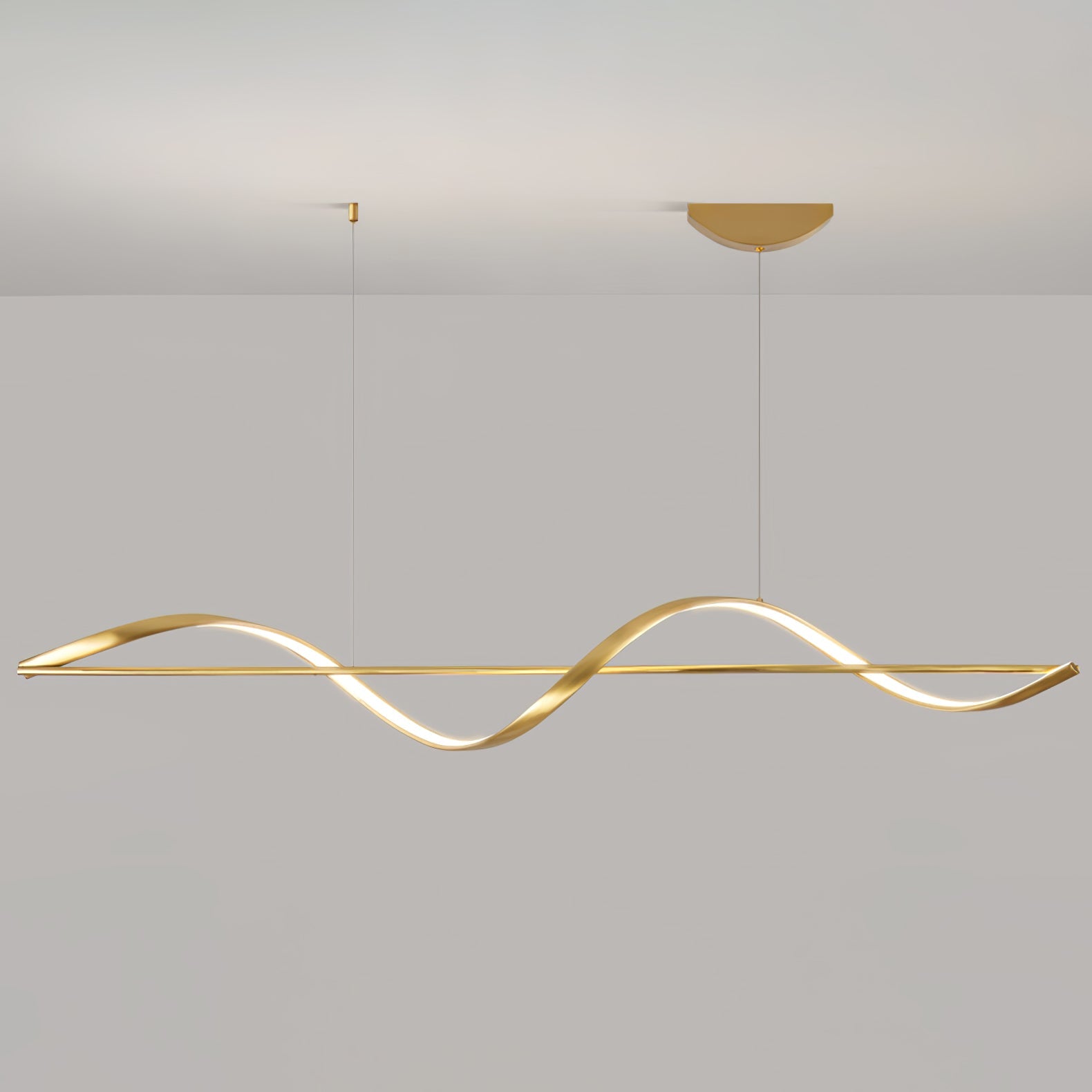 Solenne Wave Linear Pendant Light