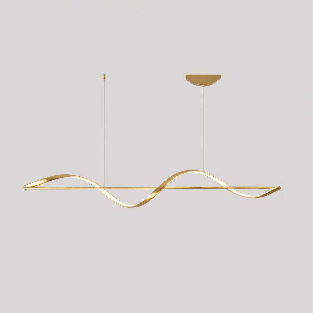 Solenne Wave Linear Pendant Light