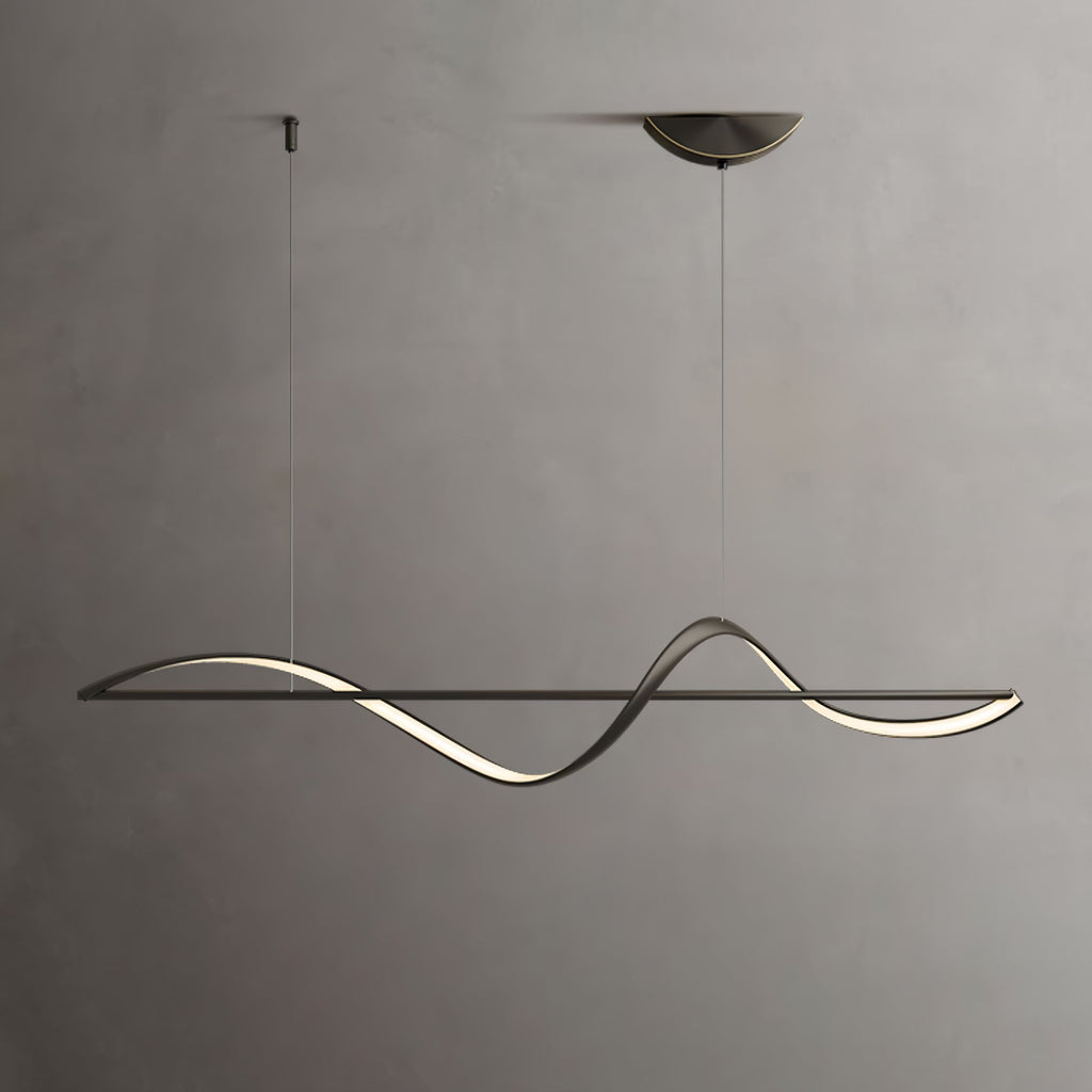 Solenne Wave Linear Pendant Light
