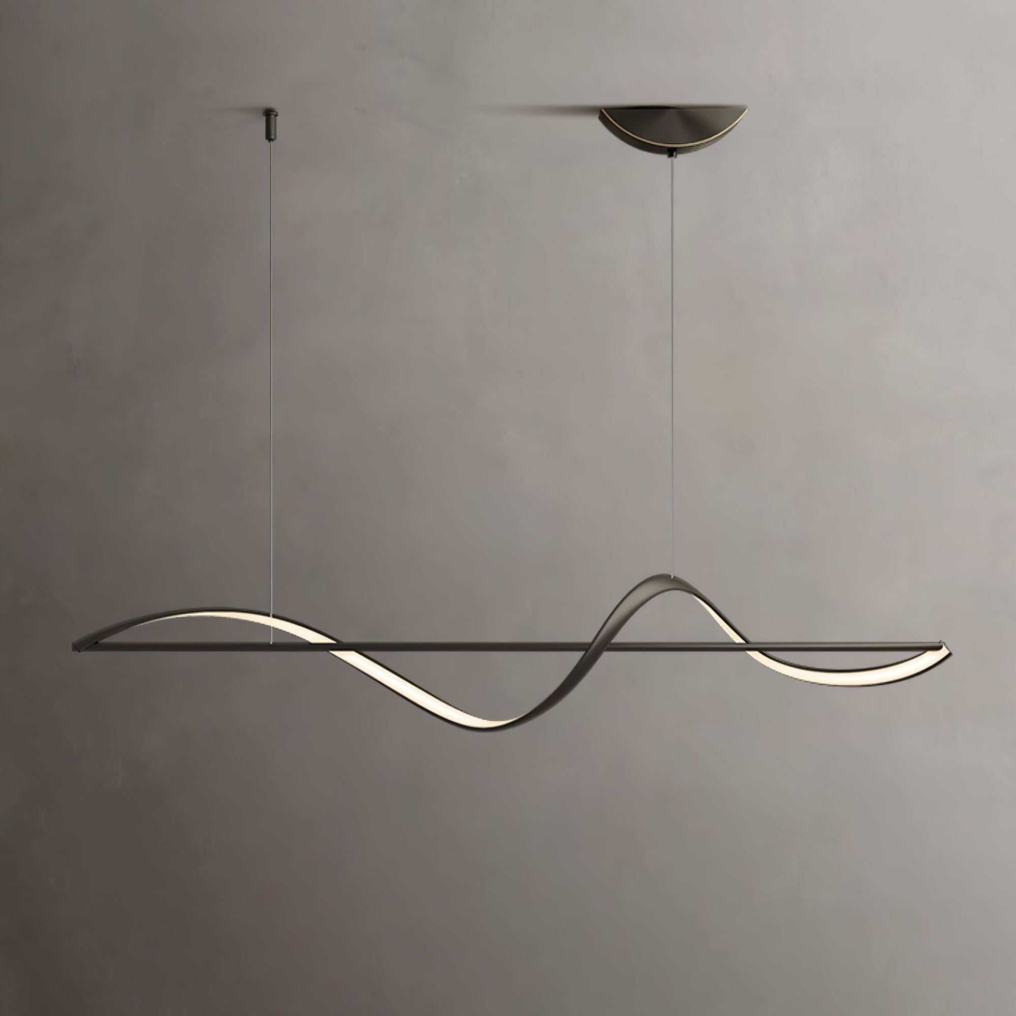 Solenne Wave Linear Pendant Light