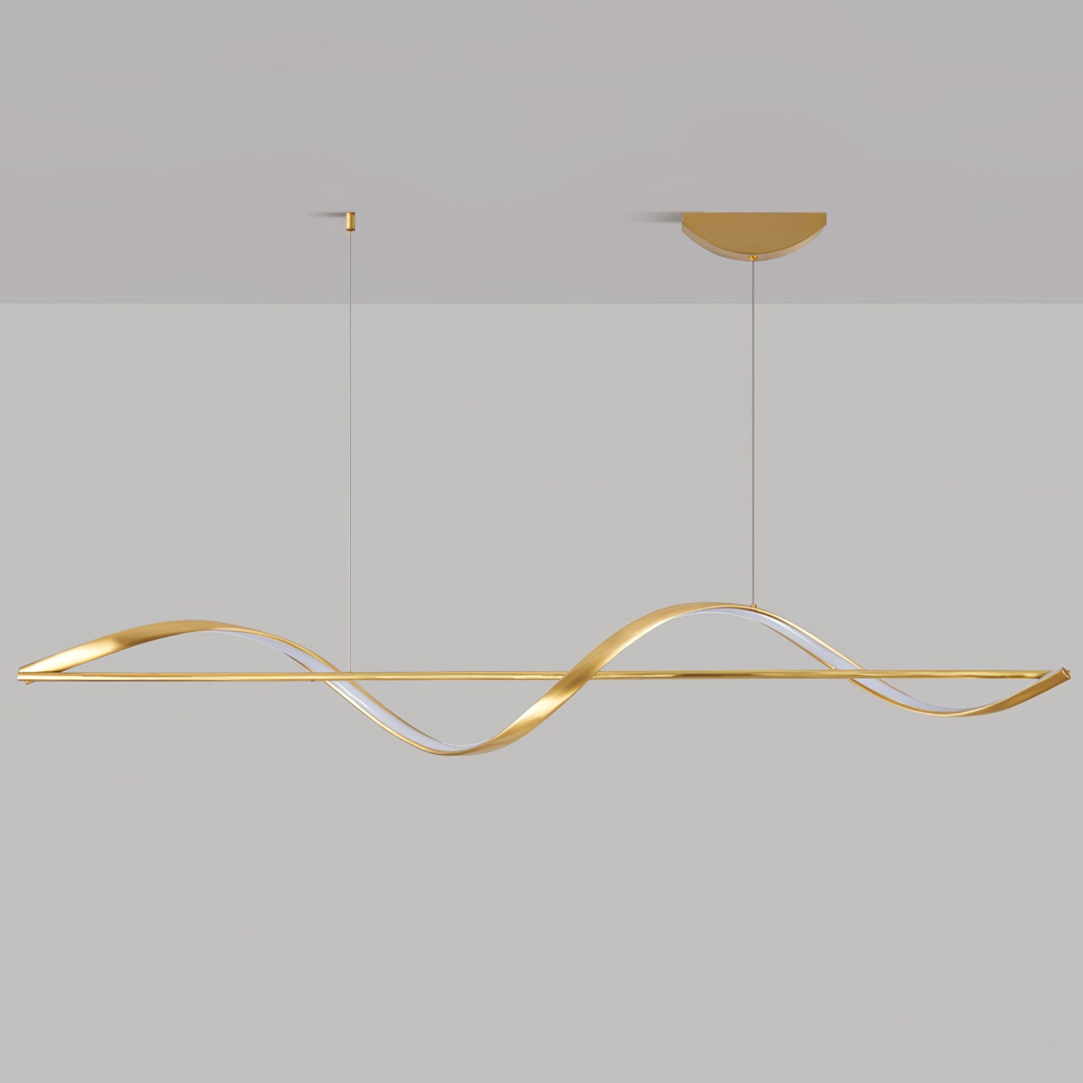 Solenne Wave Linear Pendant Light