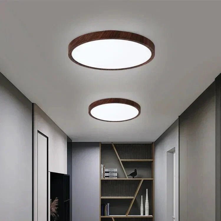 Japandi LED Ceiling Light Slim Flush Mount Light