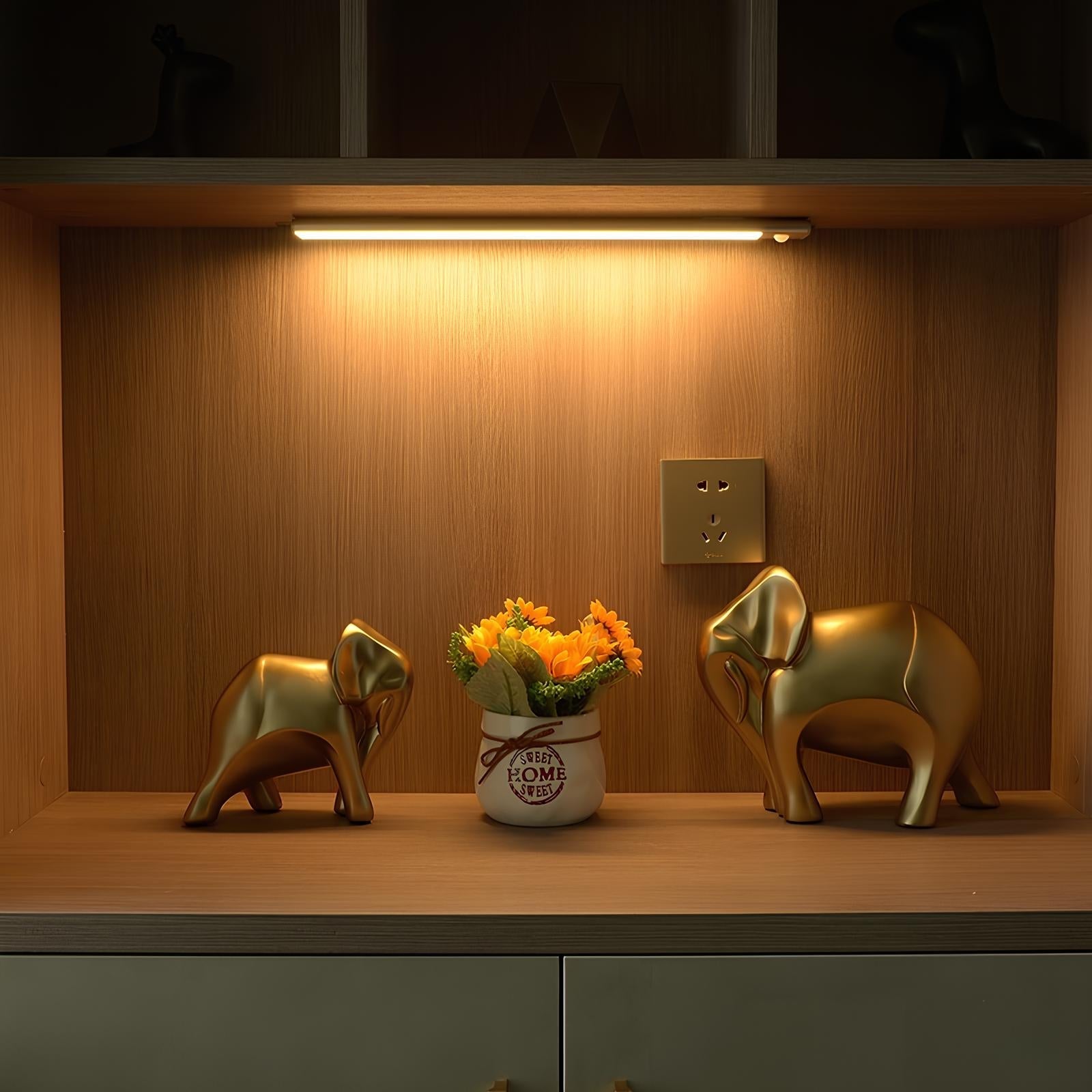 USB Rechargeable Motion-Activated Light Bar for Indoor Spaces