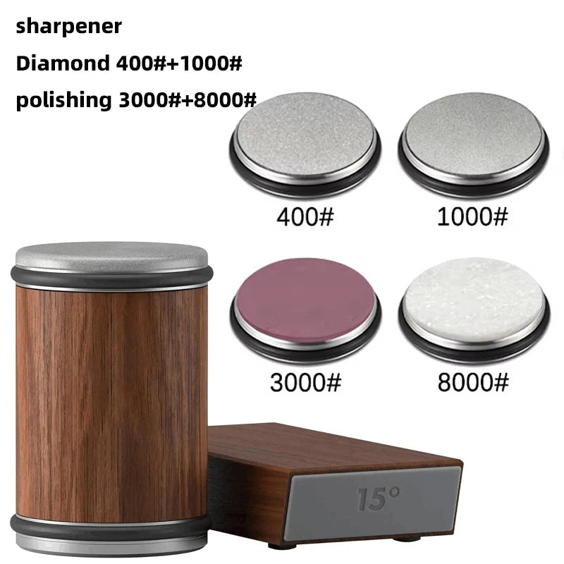 Rolling Knife Sharpener Dual Angle Edge Sharpening Tool
