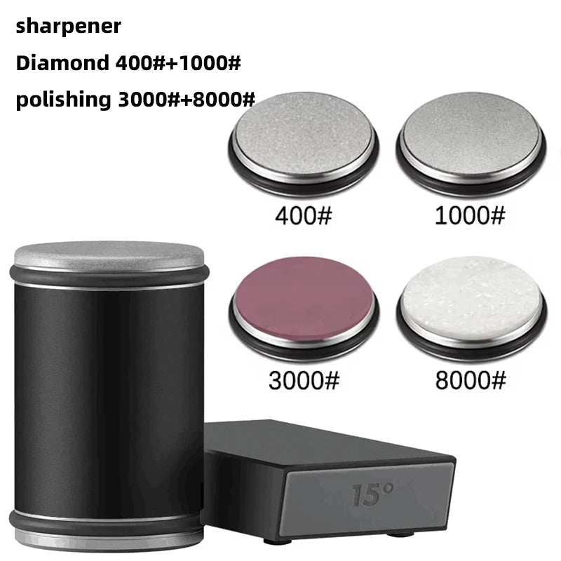 Rolling Knife Sharpener Dual Angle Edge Sharpening Tool