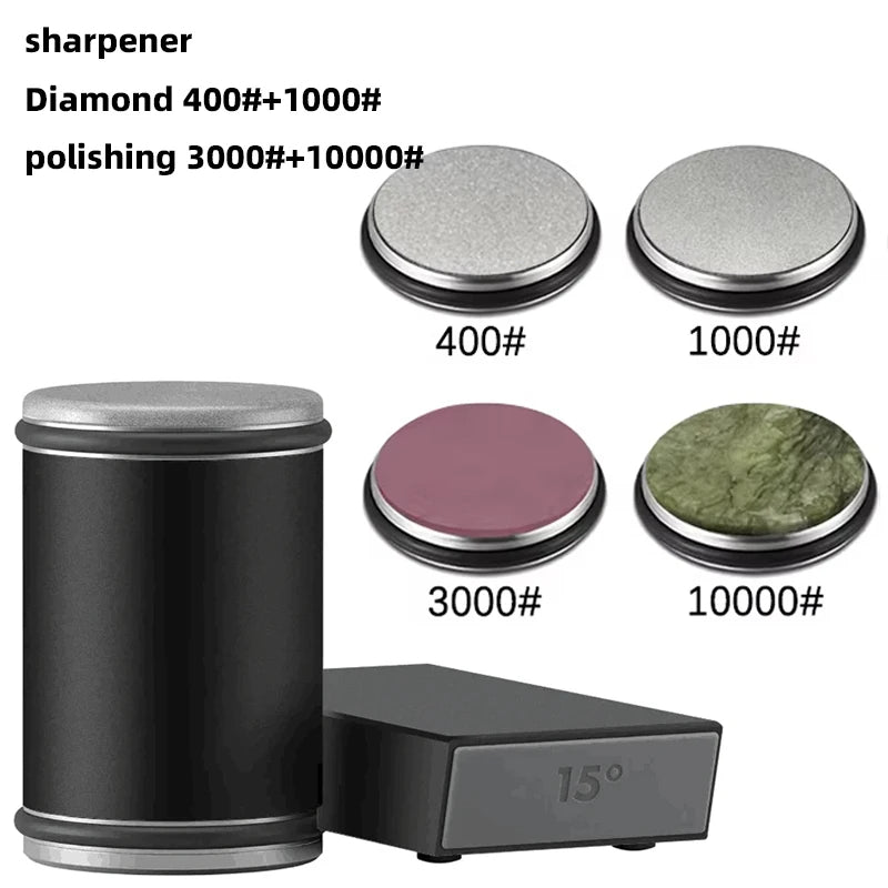 Rolling Knife Sharpener Dual Angle Edge Sharpening Tool