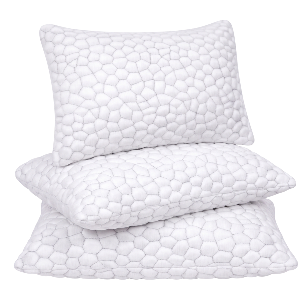 Adjustable Cooling Gel Memory Foam Bed Pillows with Washable Cover