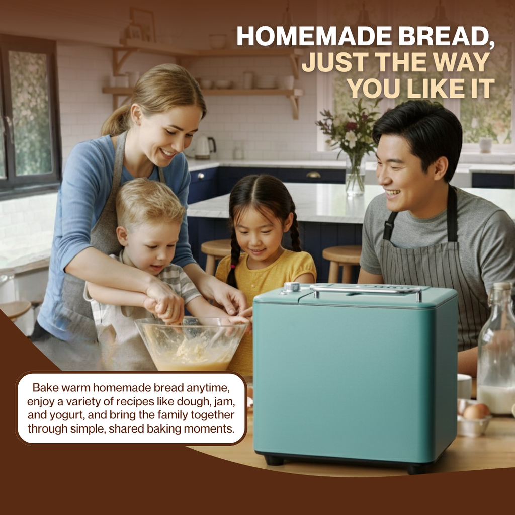 Automatic Bread Maker Machine with 20 Programs & 2 lbs Capacity