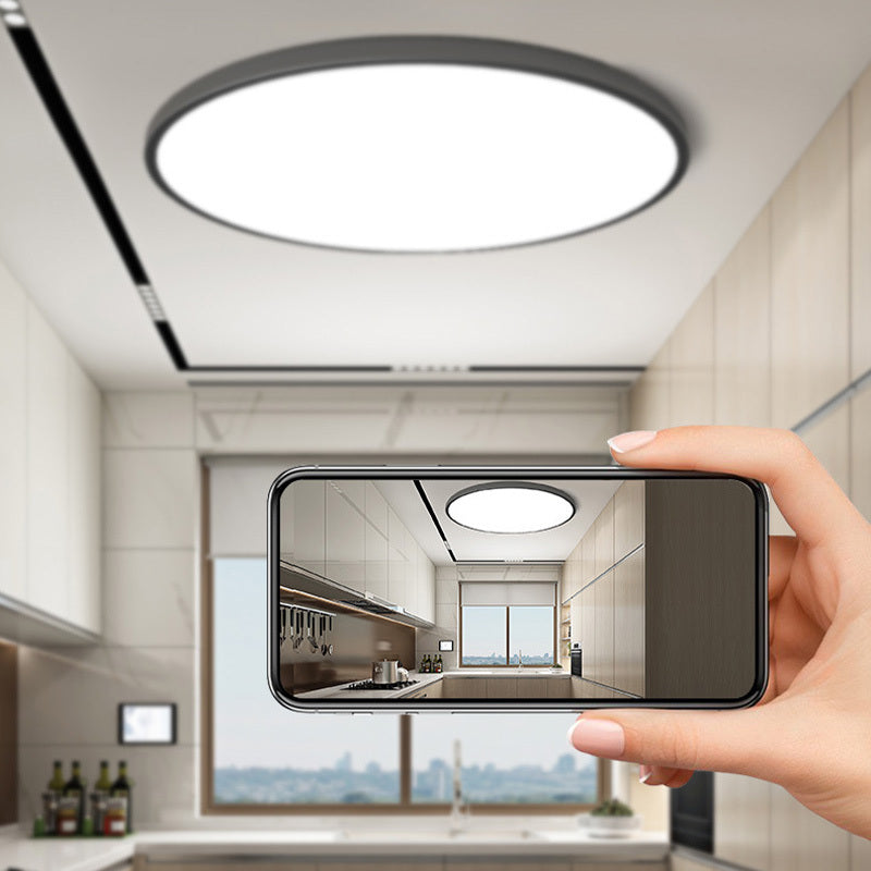 Modern Round Ceiling Light Moisture-Resistant Indoor Lighting