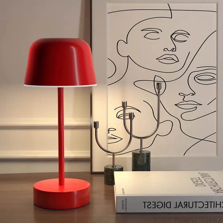 Modern Wireless LED Table Lamp Rechargeable Dimmable Light