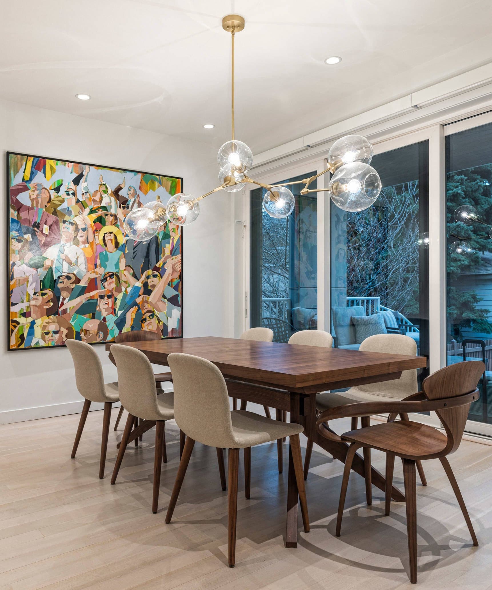 Orvani Globe Linear Chandelier