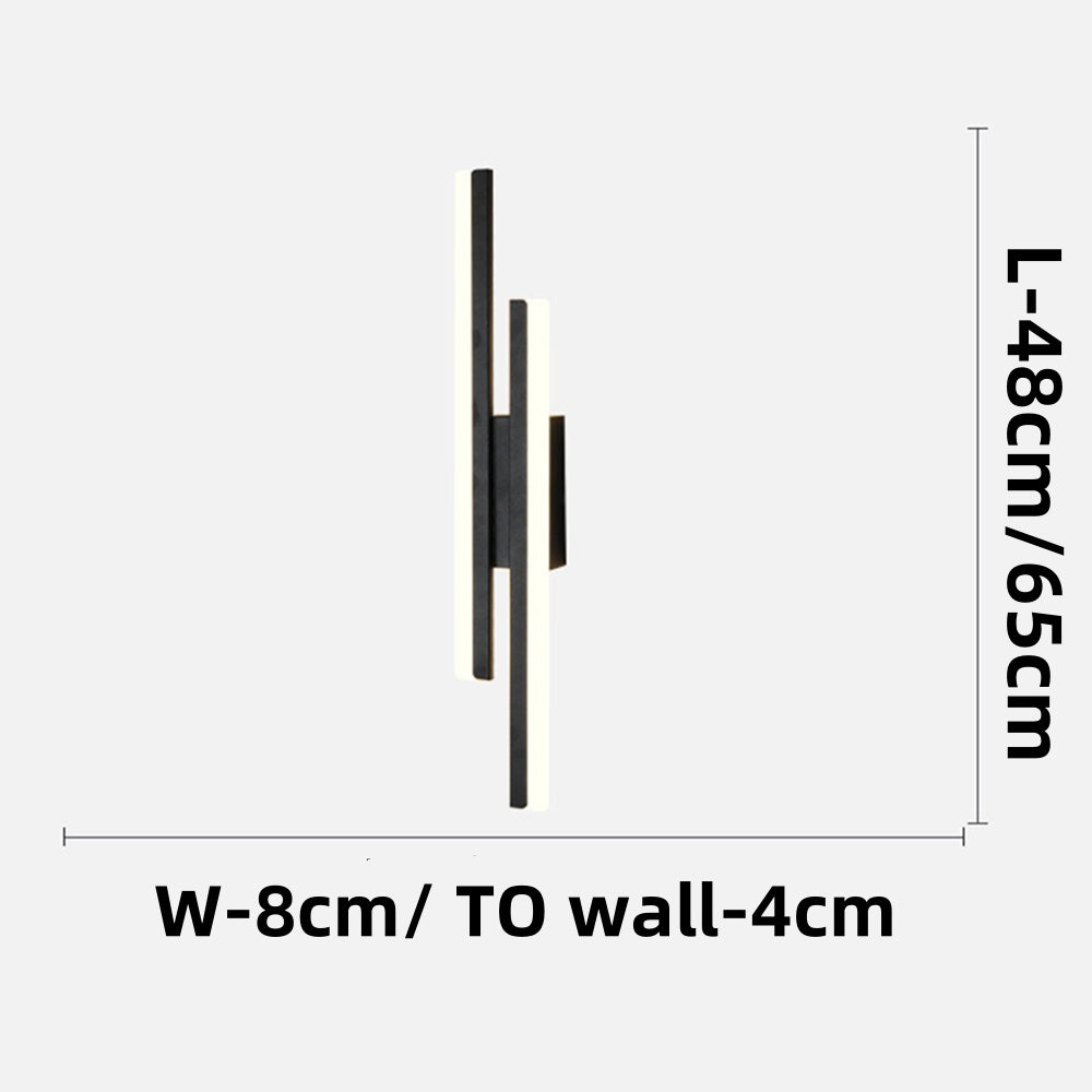 Modern LED Wall Light Slim Linear Indoor Lighting Fixture