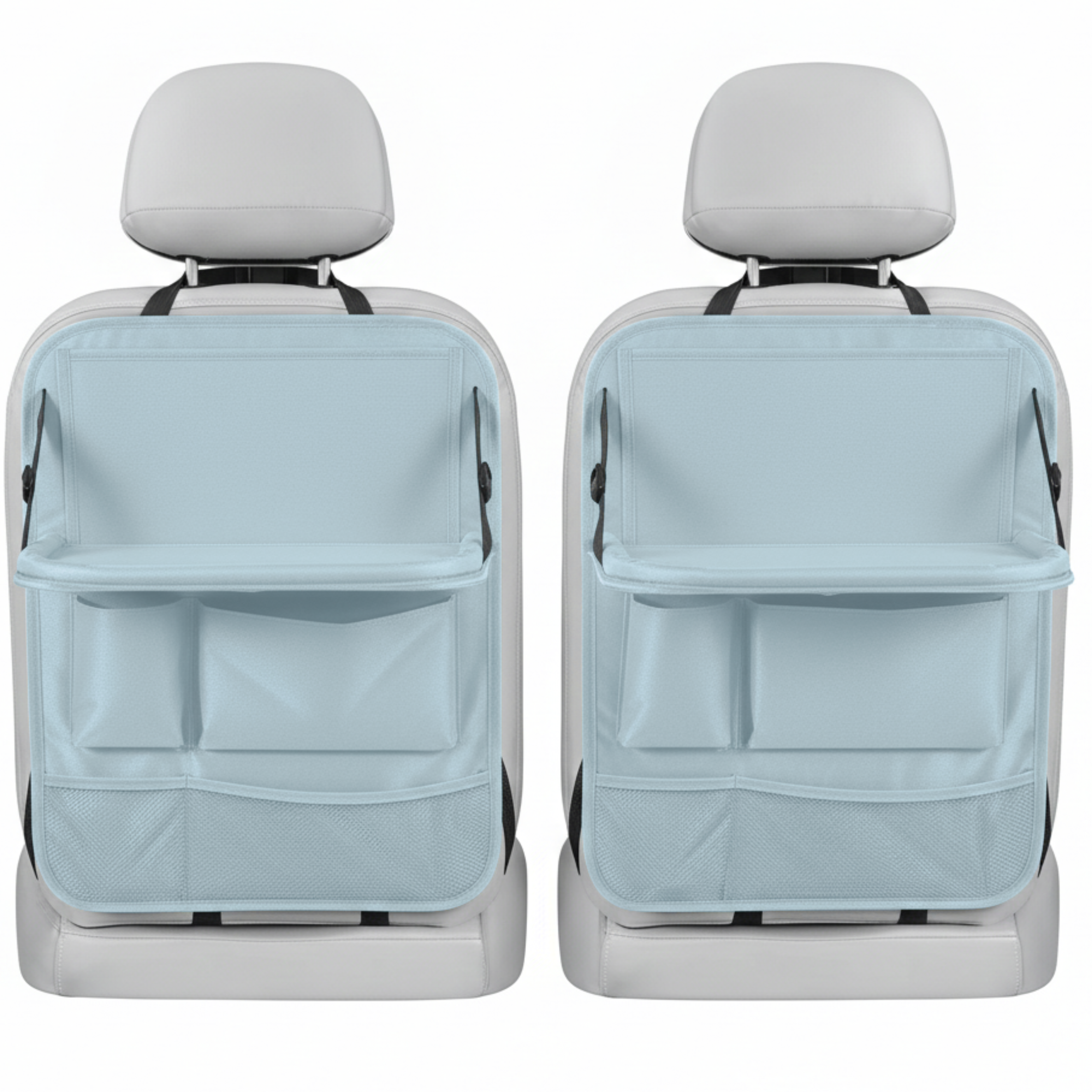 Car Backseat Organizer with Tablet Holder and Storage Pockets