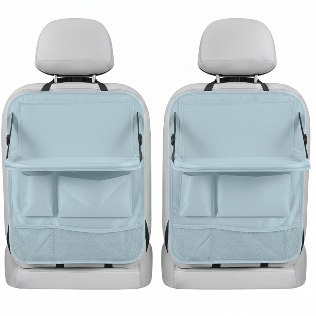 Car Backseat Organizer with Tablet Holder and Storage Pockets
