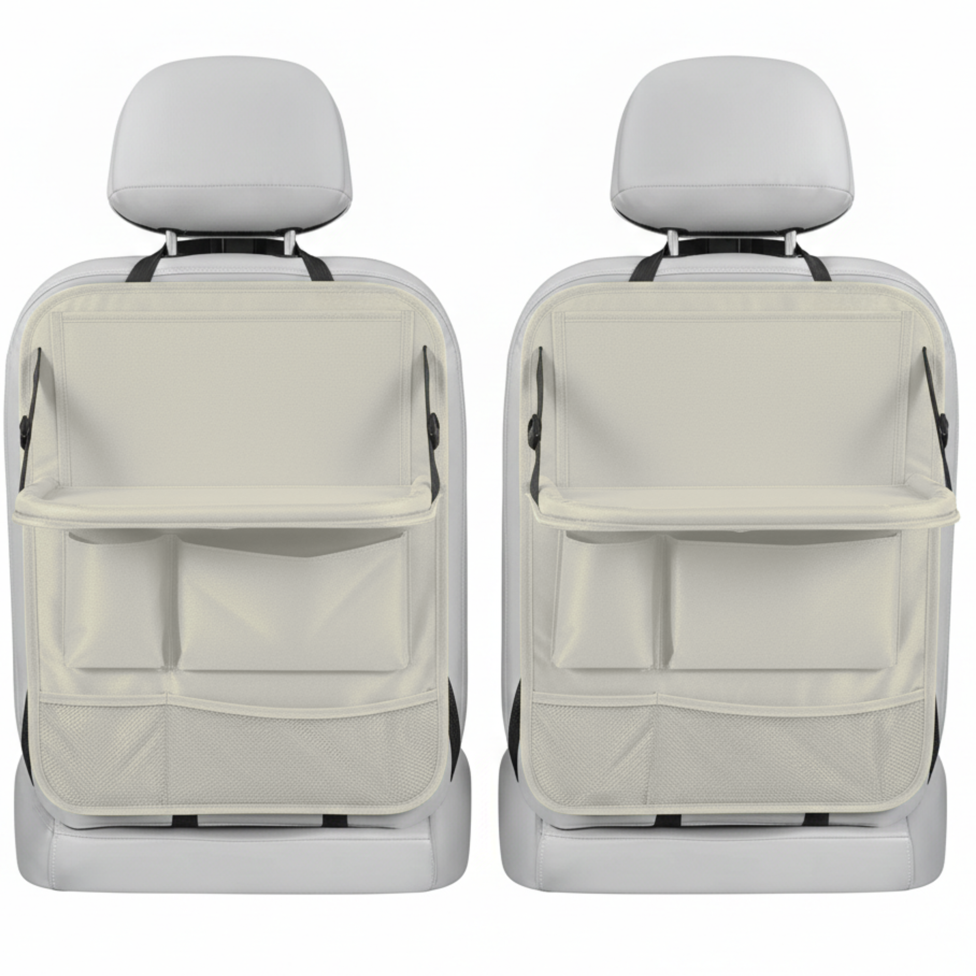 Car Backseat Organizer with Tablet Holder and Storage Pockets
