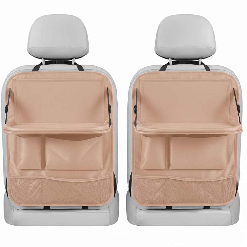 Car Backseat Organizer with Tablet Holder and Storage Pockets