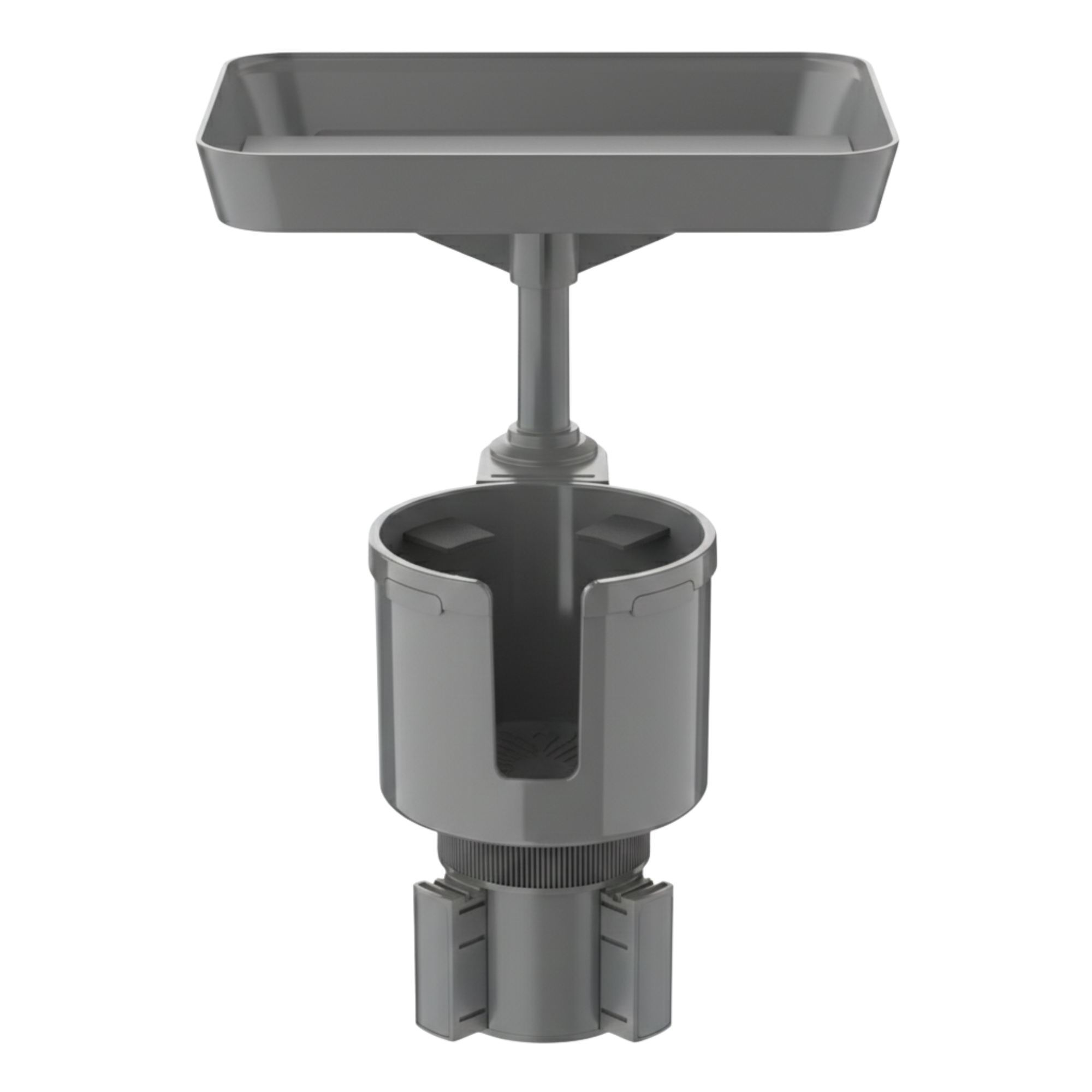 Car Cup Holder Tray with 360° Rotation and Adjustable Expander Base