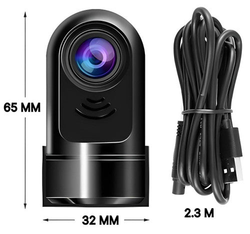 Vehicle Dash Camera AI Parking Alerts, GPS Tracking, Night Recording