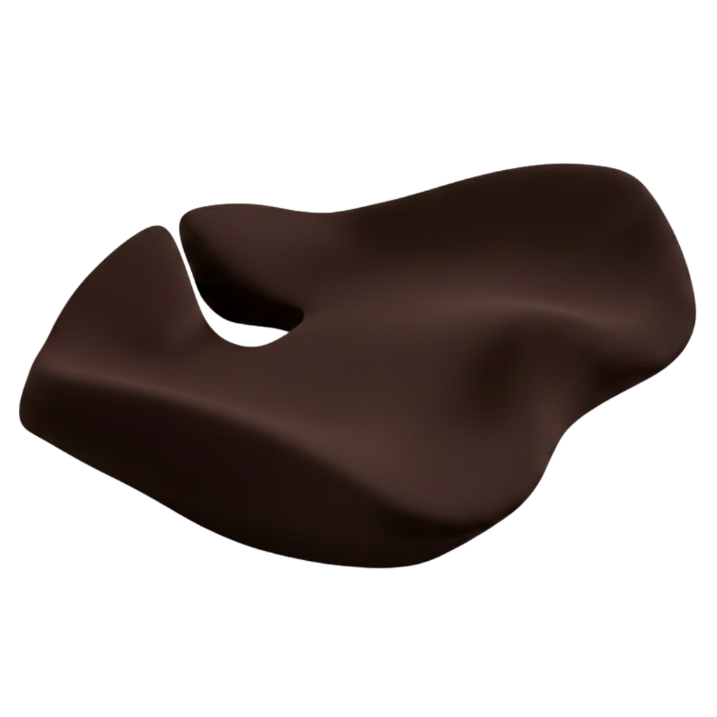 Car Seat Cushion with Anti-Slip Base and Removable Cotton Cover