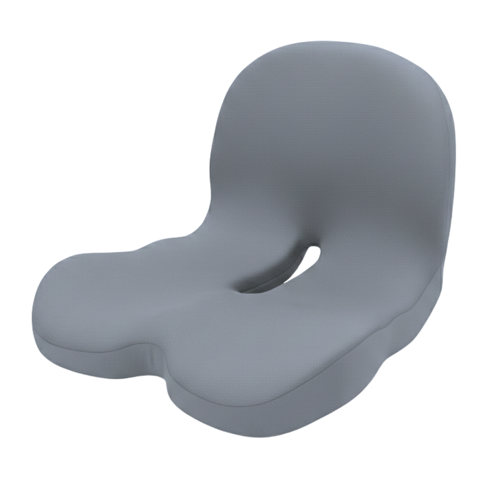Car Seat Cushion with L-Shaped Memory Foam Insert for Vehicle Seating