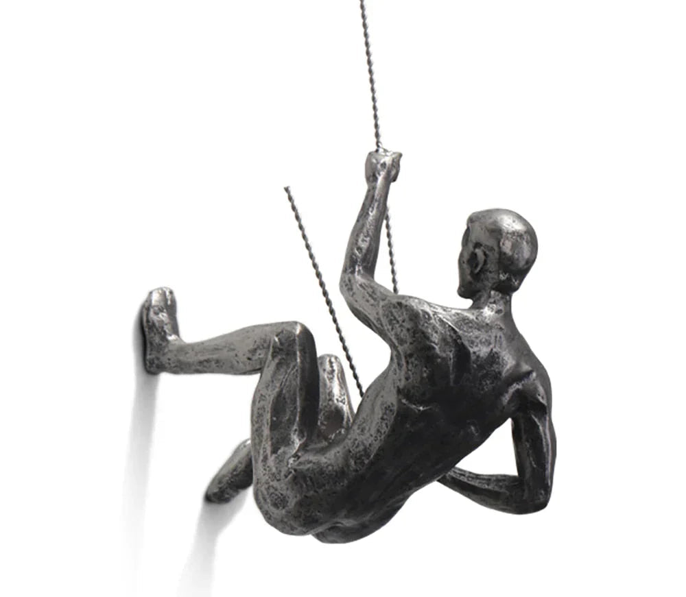 Abstract Climbing Figure Wall Decor Modern Decorative Wall Accent