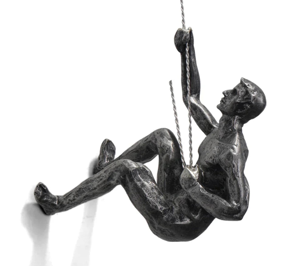 Abstract Climbing Figure Wall Decor Modern Decorative Wall Accent