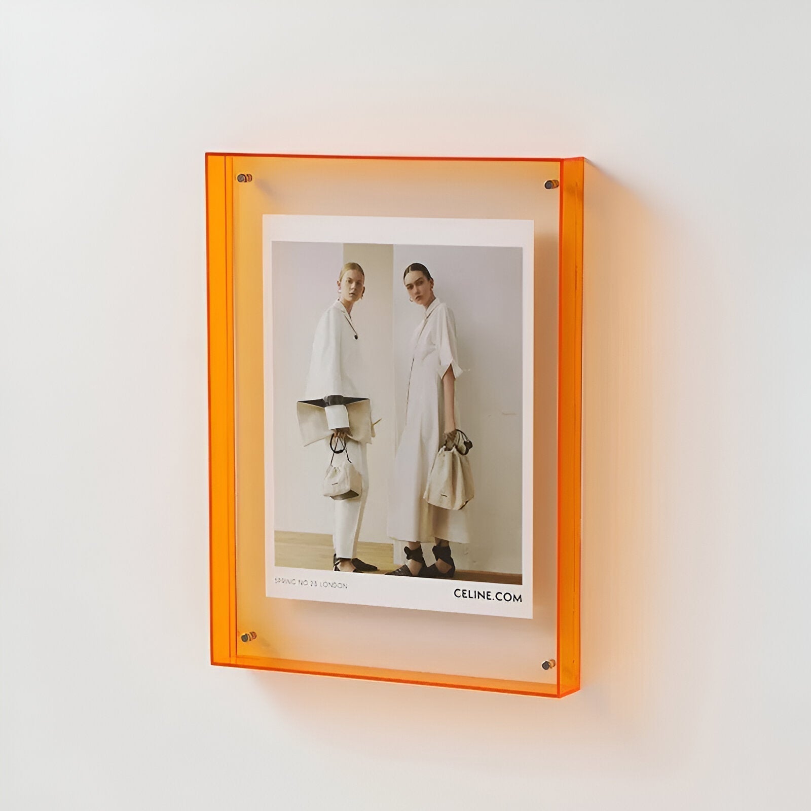 Transparent Colour Photo Frame Modern Minimalist Display