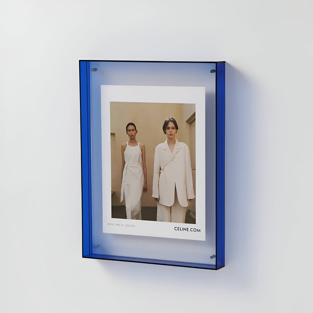 Transparent Colour Photo Frame Modern Minimalist Display