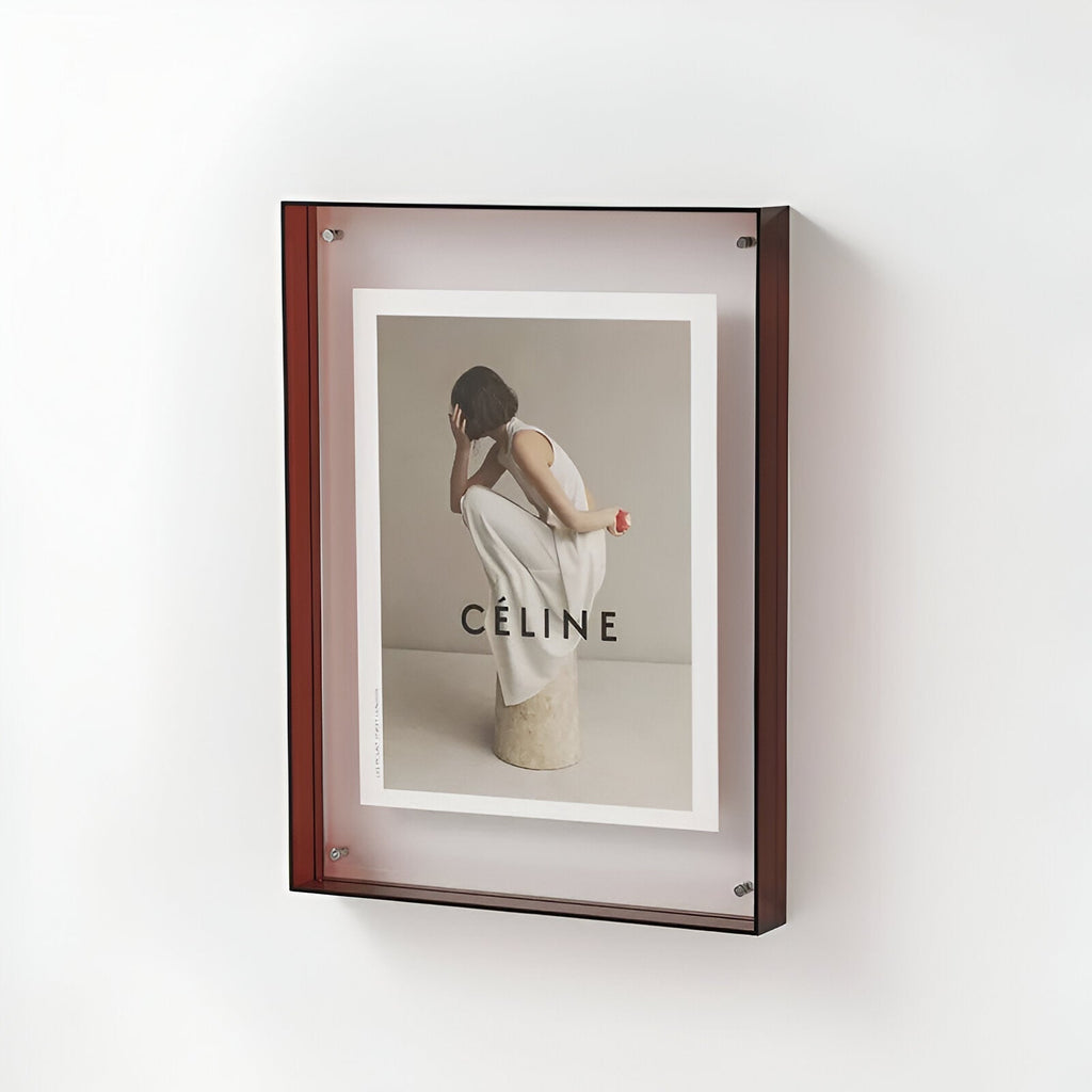 Transparent Colour Photo Frame Modern Minimalist Display
