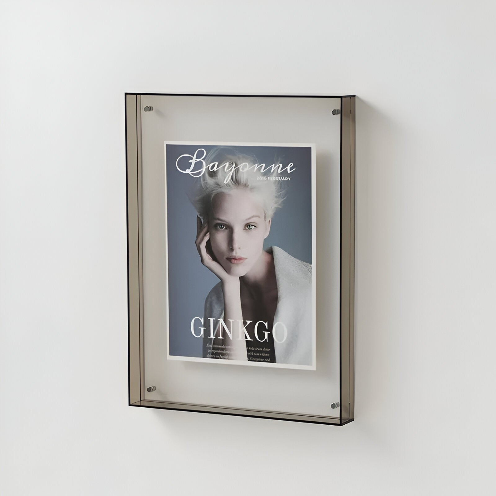 Transparent Colour Photo Frame Modern Minimalist Display