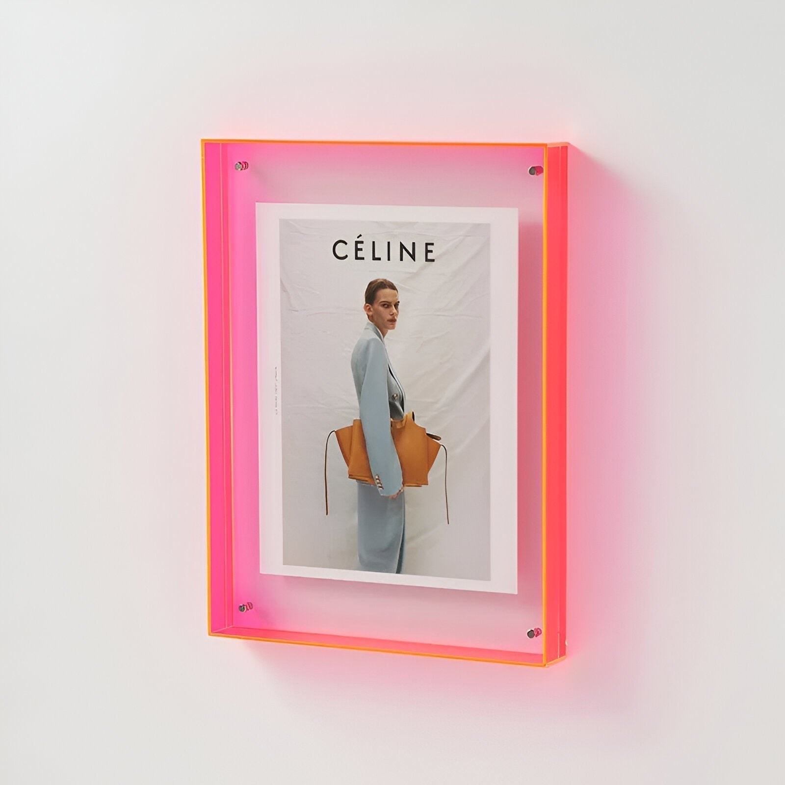 Transparent Colour Photo Frame Modern Minimalist Display