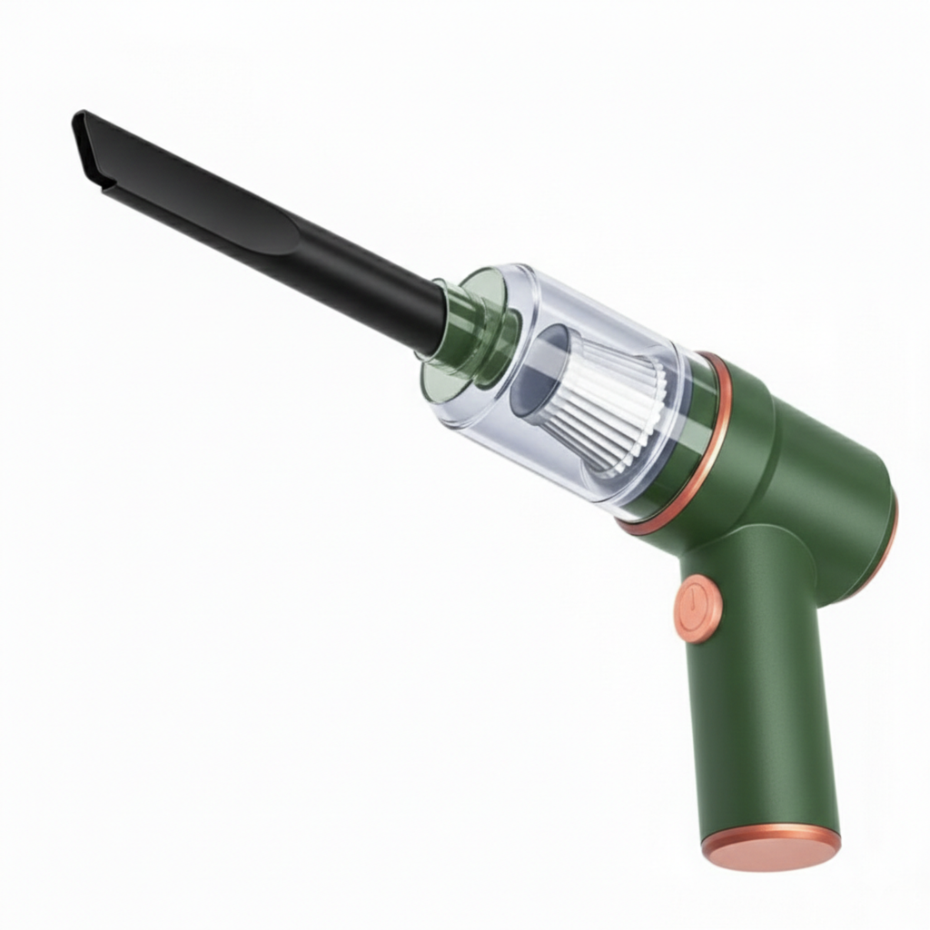 Cordless 120W 9000Pa Handheld Car Vacuum Air Duster With LED