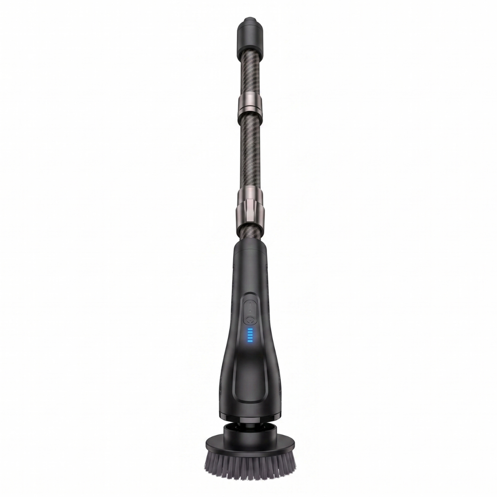 Cordless Electric Spin Scrubber with Interchangeable Heads, Extendable