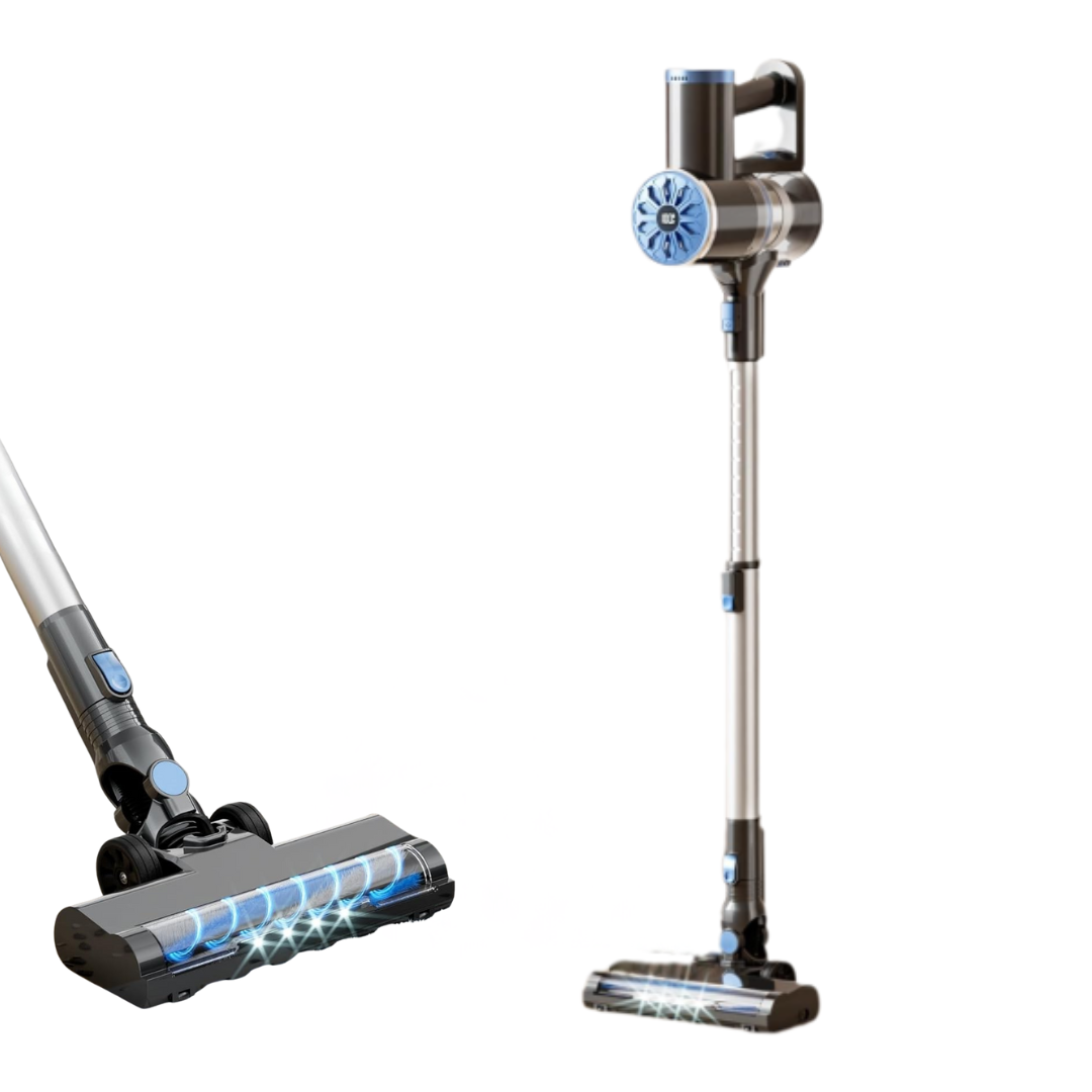 Cordless Stick Vacuum 30kPa with 2 Power Levels and 7 Stage Filtration