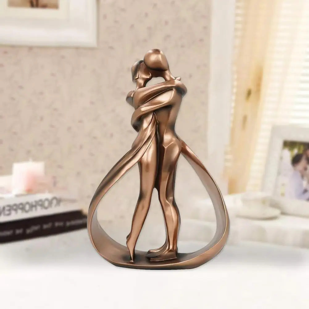 Embracing Couple Figurine Home Décor Accent