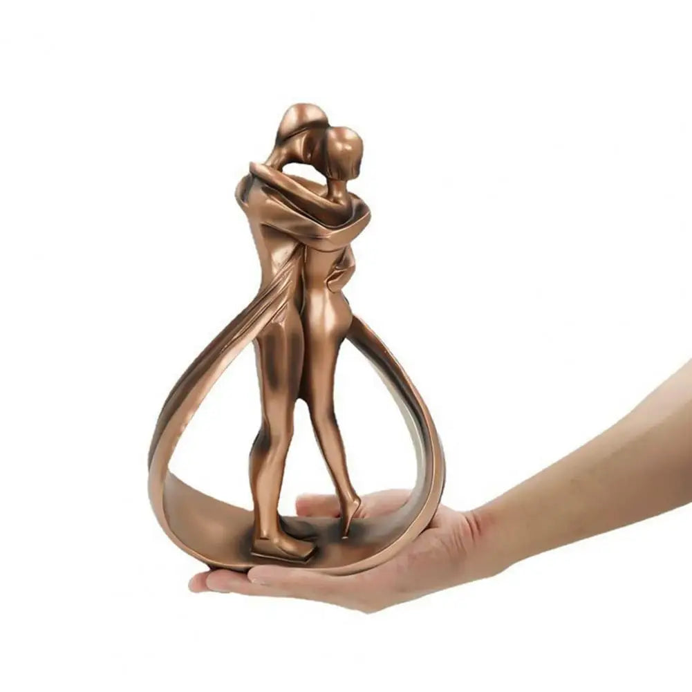 Embracing Couple Figurine Home Décor Accent