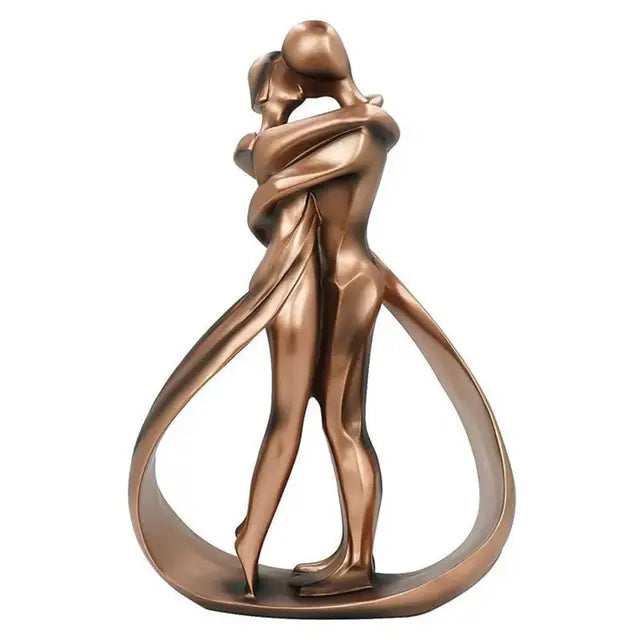 Embracing Couple Figurine Home Décor Accent