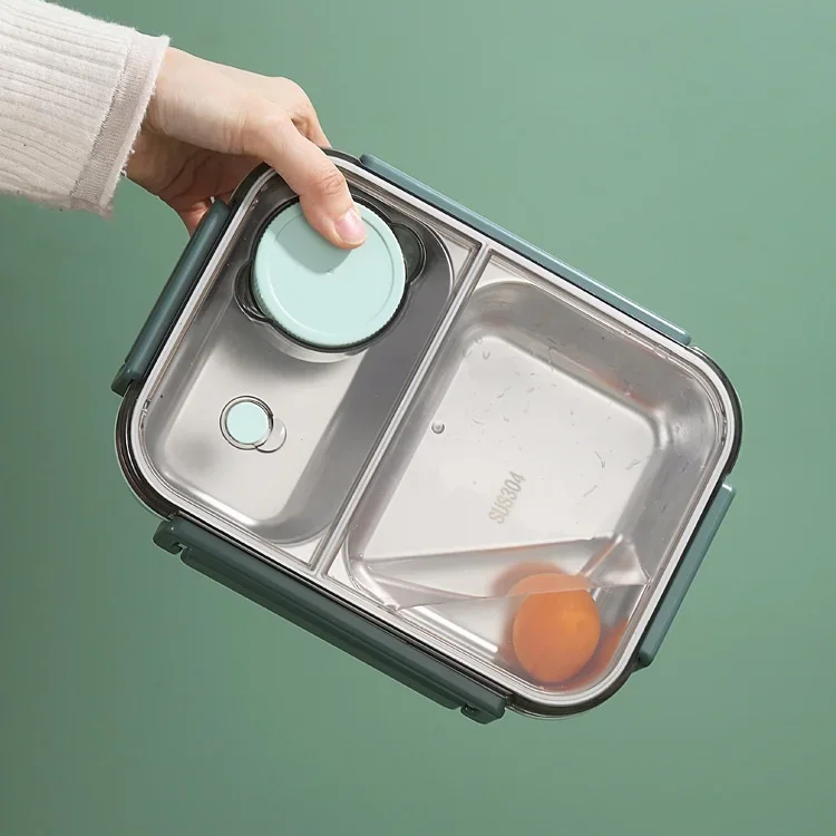 Portable Thermal Food Container Secure Leak-Proof Lunch Box