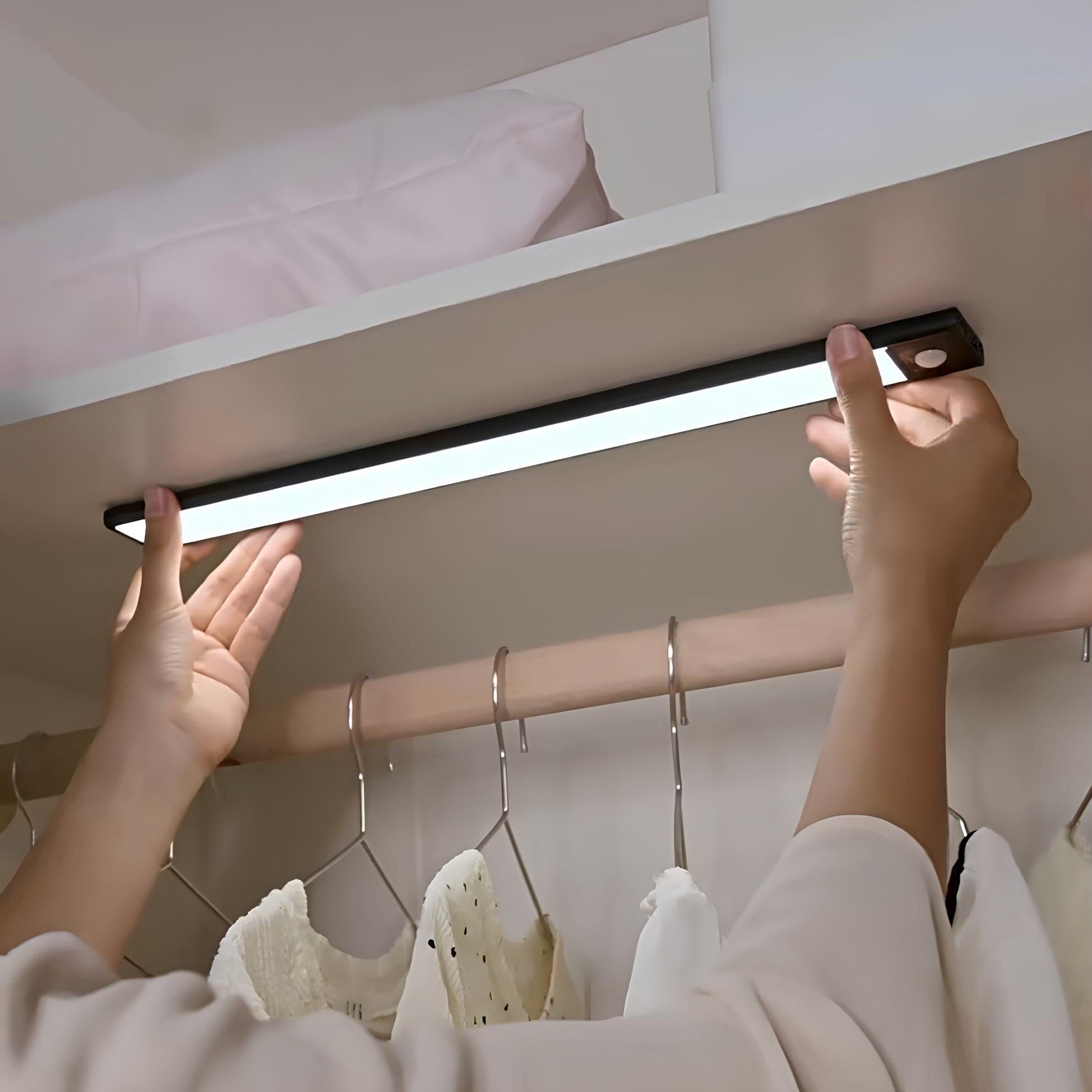 USB Rechargeable Motion-Activated Light Bar for Indoor Spaces