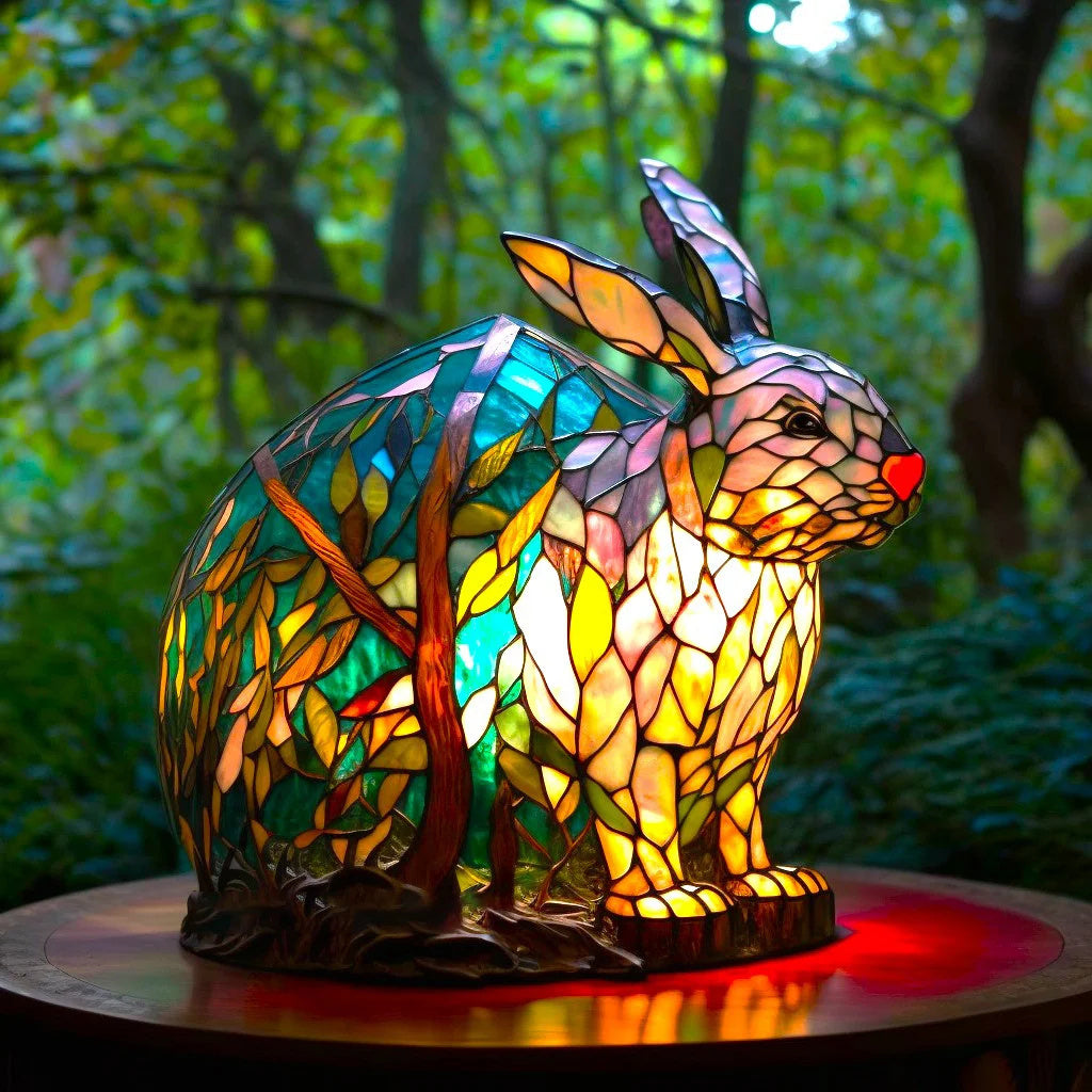 Sculpted Animal Figure Ambient Light Artistic Accent Lamp