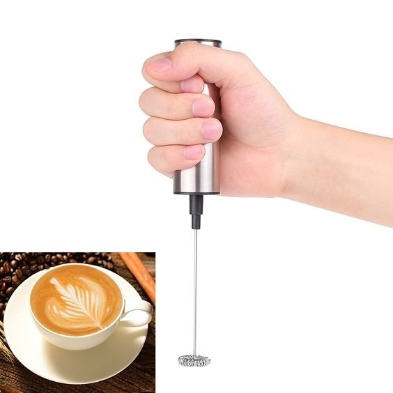 Handheld Milk Frother Cordless Electric Drink Mixer
