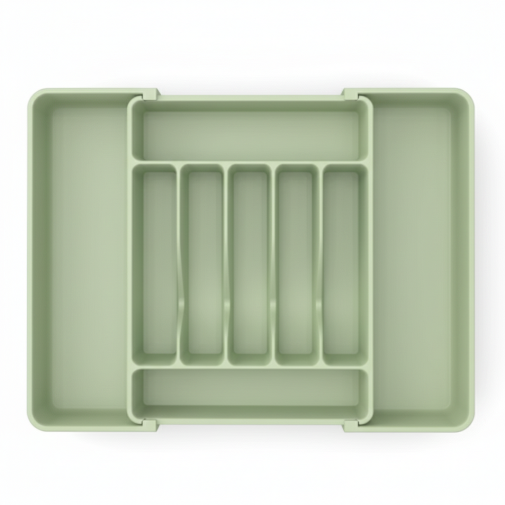 Expandable Silverware Drawer Organizer with 7 to 9 Compartments