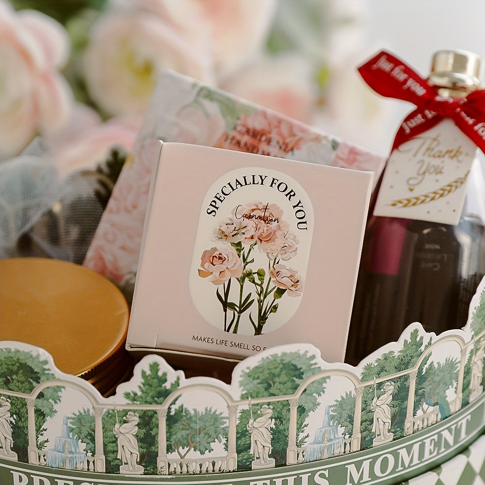 Mother's Day Floral Scented Decorative Candle Gift