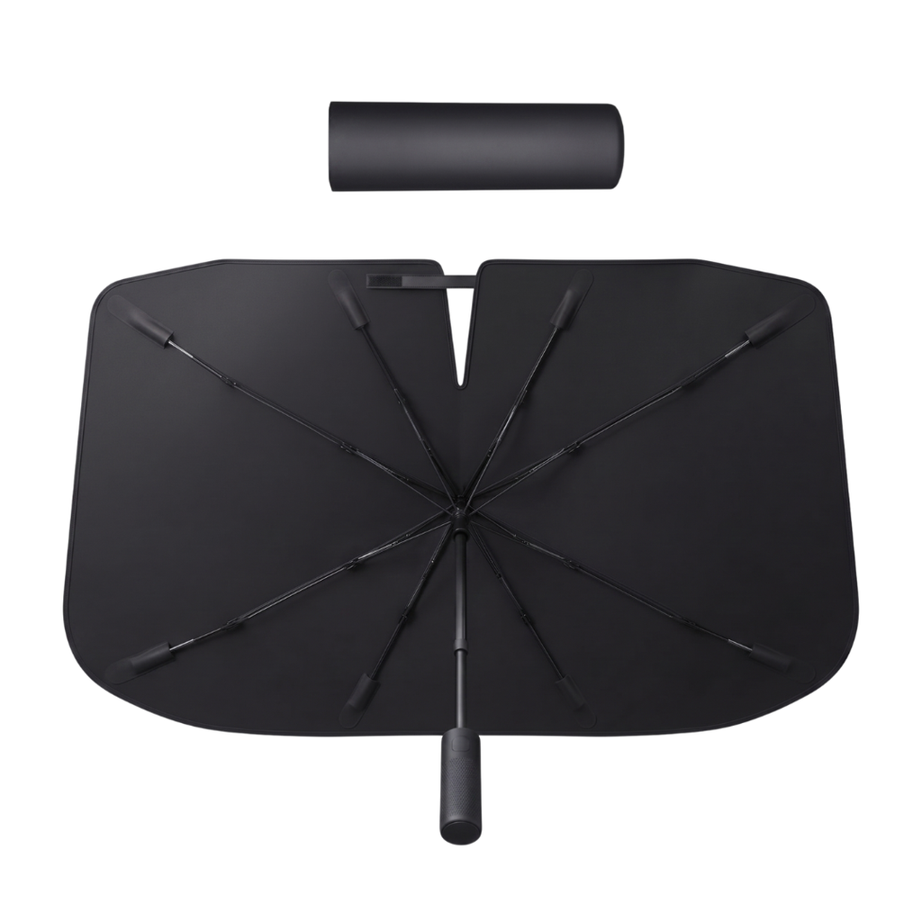 Foldable Car Windshield Sunshade Umbrella with Vinyl Reflective Layer