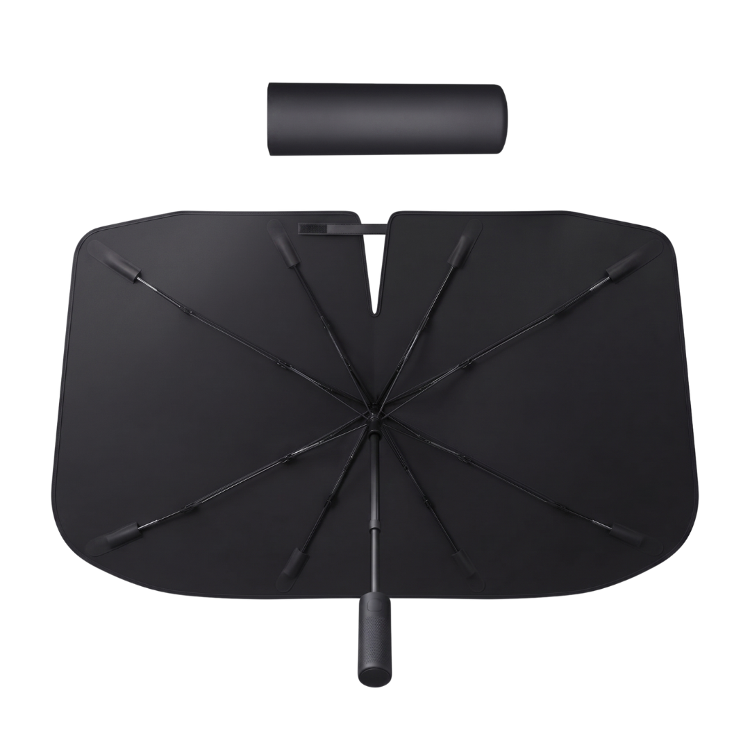 Foldable Car Windshield Sunshade Umbrella with Vinyl Reflective Layer